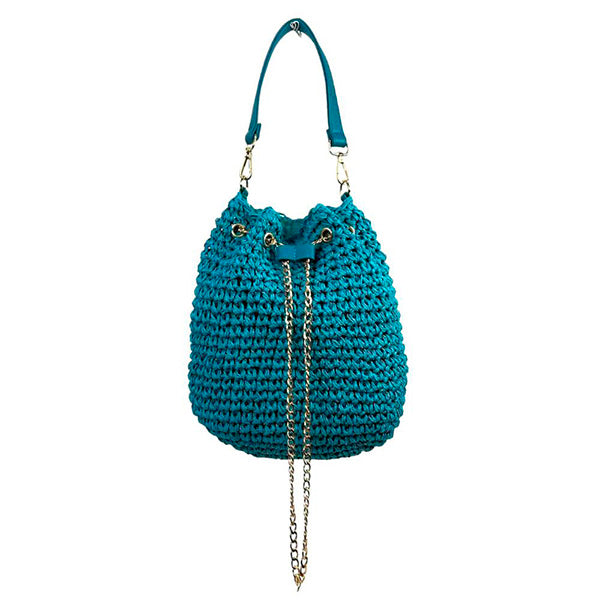 Bolso de Hombro de Papel Estilo Bucket