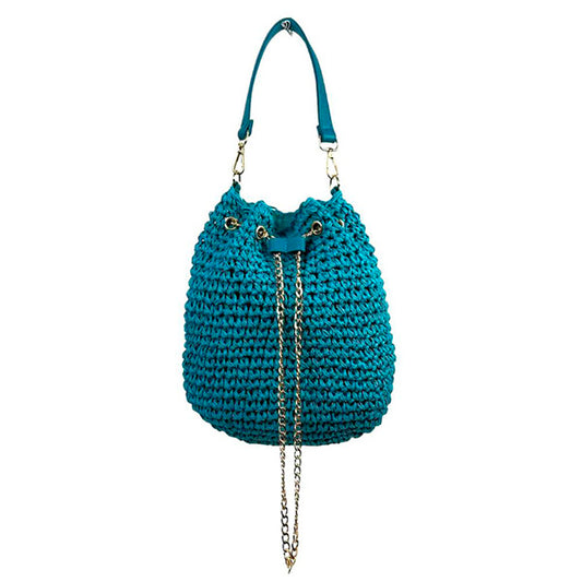 Bolso de Hombro de Papel Estilo Bucket