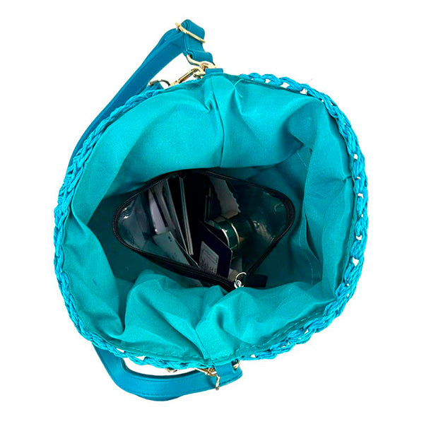 Bolso de Hombro de Papel Estilo Bucket