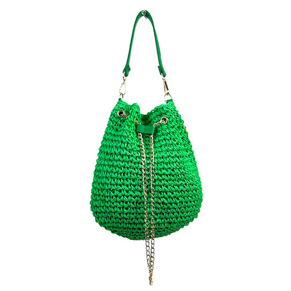 Bolso de Hombro de Papel Estilo Bucket