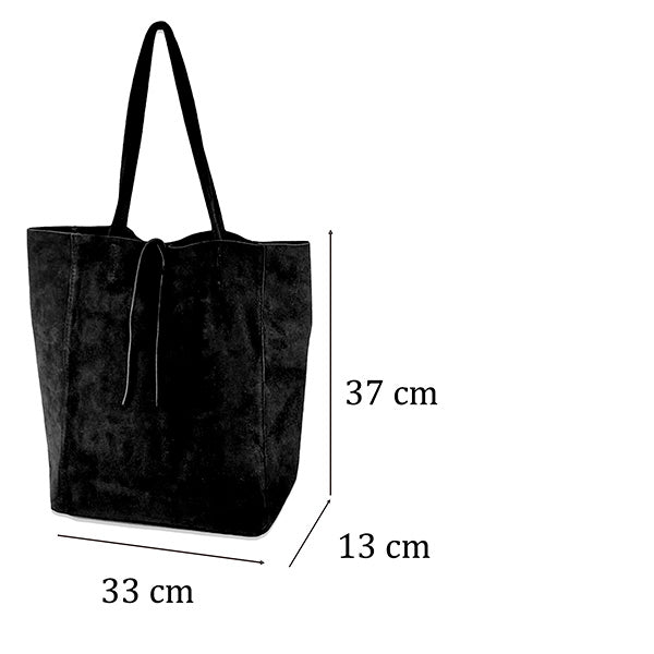 Bolso Shopper Piel de Serraje Italiano