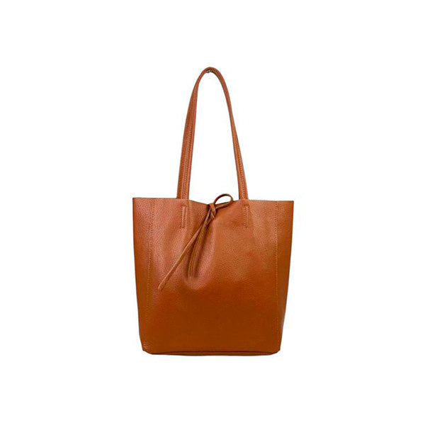 Bolso Shopper Piel Italiana Pequeño