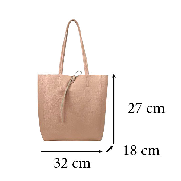 Bolso Shopper Piel Italiana Pequeño