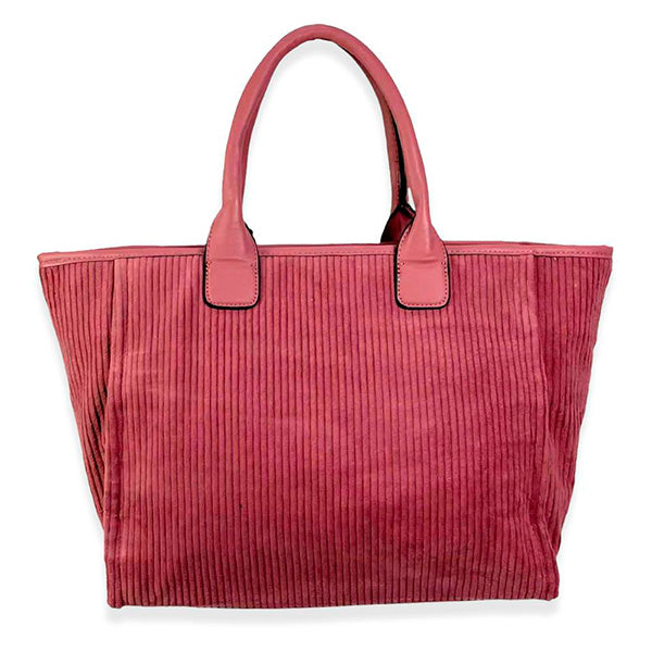 Bolso Tote de Pana Grande con Asas Reforzadas