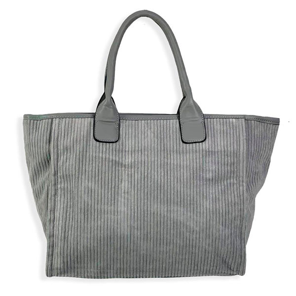 Bolso Tote de Pana Grande con Asas Reforzadas