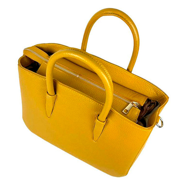 Bolso Tote Grande de Piel Italiana Clásico