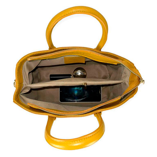 Bolso Tote Grande de Piel Italiana Clásico