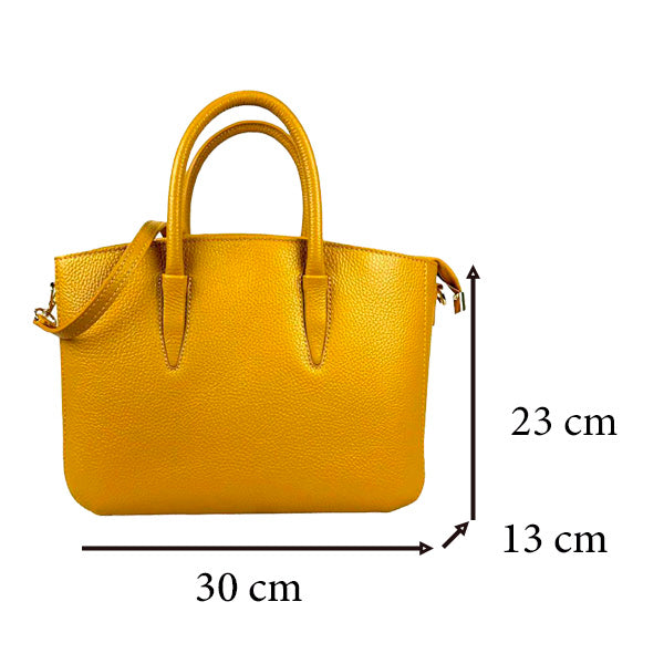 Bolso Tote Grande de Piel Italiana Clásico