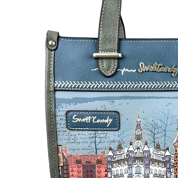 Bolso Tote Sweet Candy con Bolsillo Trasero para Mujer