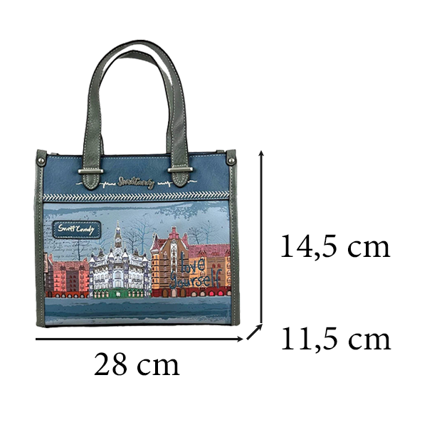 Bolso Tote Sweet Candy con Bolsillo Trasero para Mujer