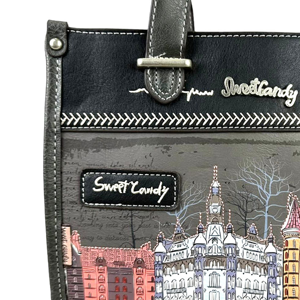 Bolso Tote Sweet Candy con Bolsillo Trasero para Mujer