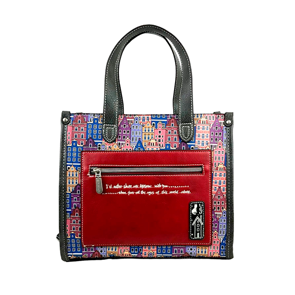 Bolso Tote Sweet Candy con Bolsillo Trasero para Mujer