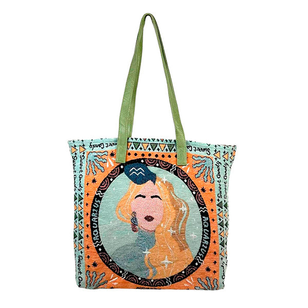Bolso Tote Sweet Candy con Estampado de Horóscopo