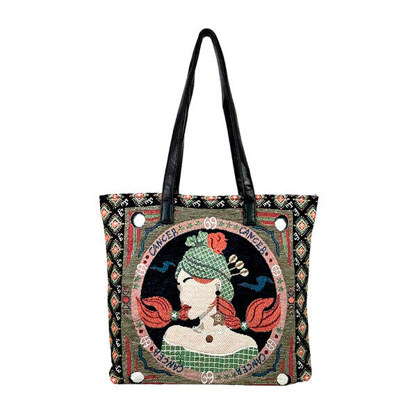 Bolso Tote Sweet Candy con Estampado de Horóscopo