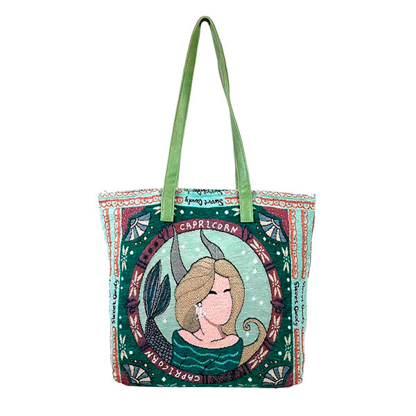 Bolso Tote Sweet Candy con Estampado de Horóscopo