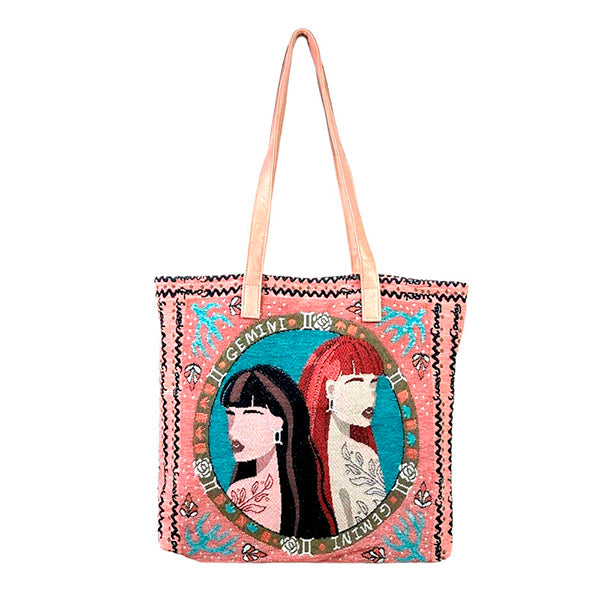 Bolso Tote Sweet Candy con Estampado de Horóscopo