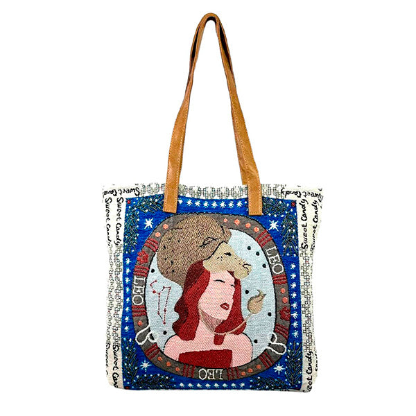 Bolso Tote Sweet Candy con Estampado de Horóscopo
