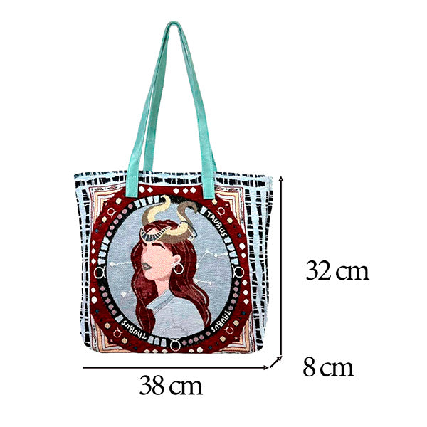 Bolso Tote Sweet Candy con Estampado de Horóscopo