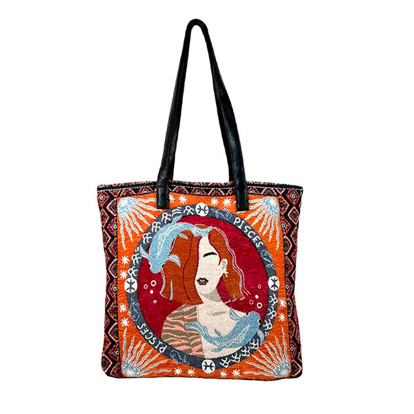 Bolso Tote Sweet Candy con Estampado de Horóscopo