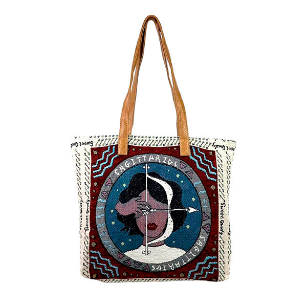 Bolso Tote Sweet Candy con Estampado de Horóscopo