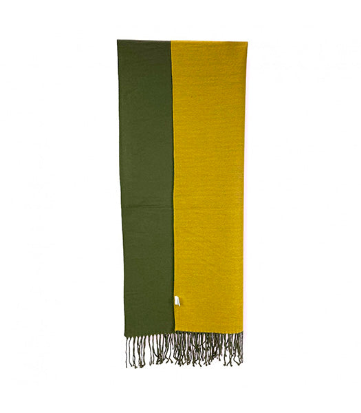 Bufanda de Cachemira Gruesa con Flecos