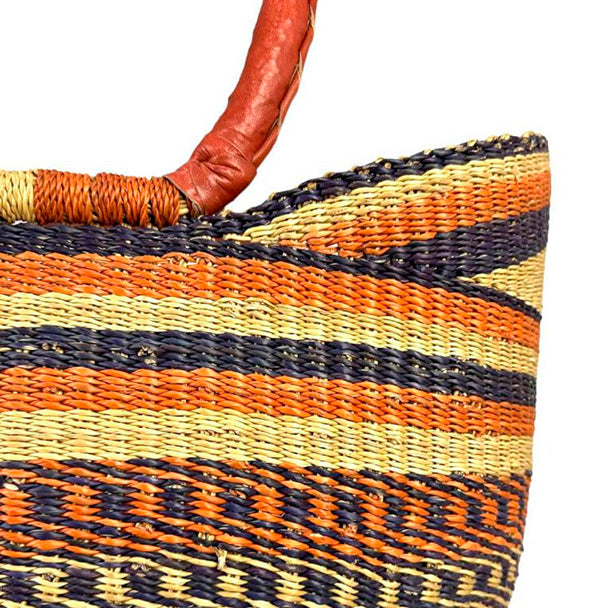 Capazo Artesanal Africano Grande Moldeable