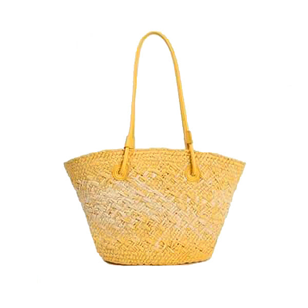 Capazo de Papel para Playa con Organizador Interior