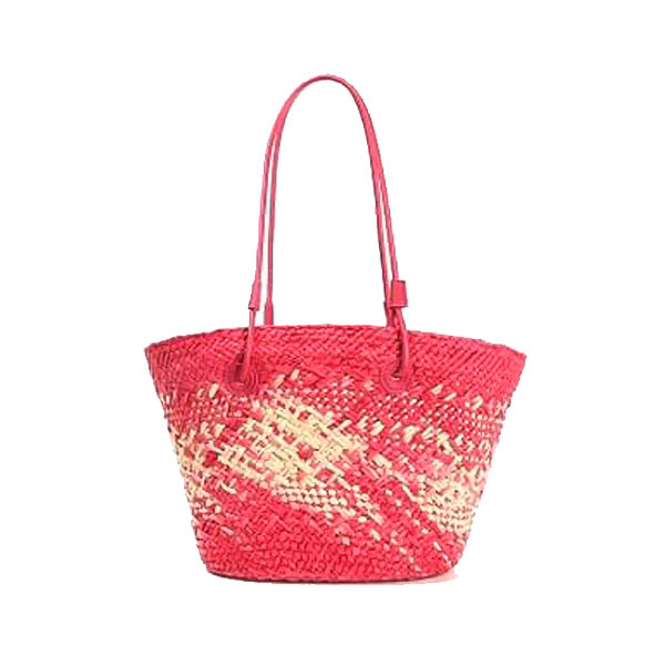 Capazo de Papel para Playa con Organizador Interior