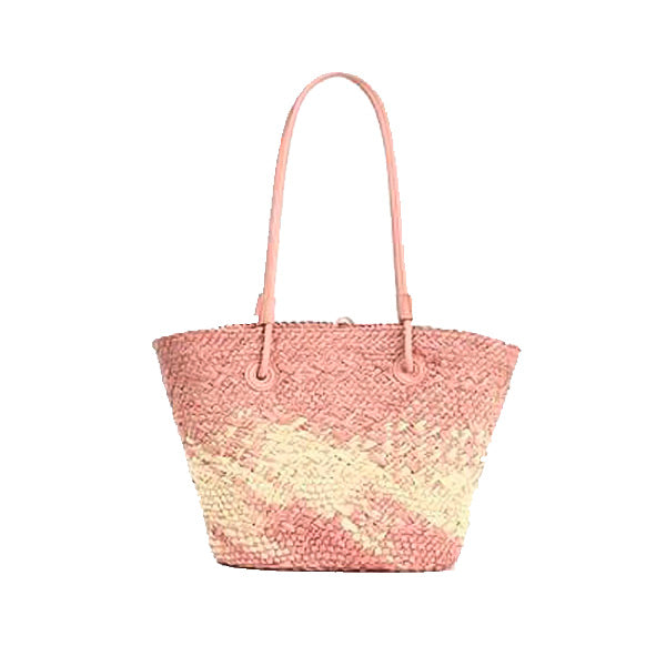 Capazo de Papel para Playa con Organizador Interior