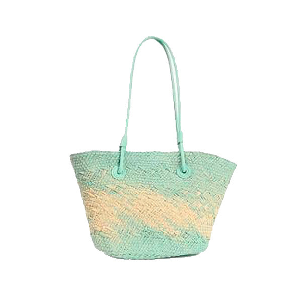 Capazo de Papel para Playa con Organizador Interior