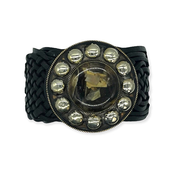 Cinturón de Piel Artesanal con Hebilla Grande