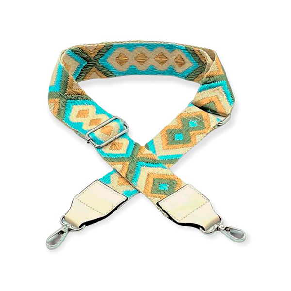 Asa para Bolso Ajustable con Estampado de Rombos