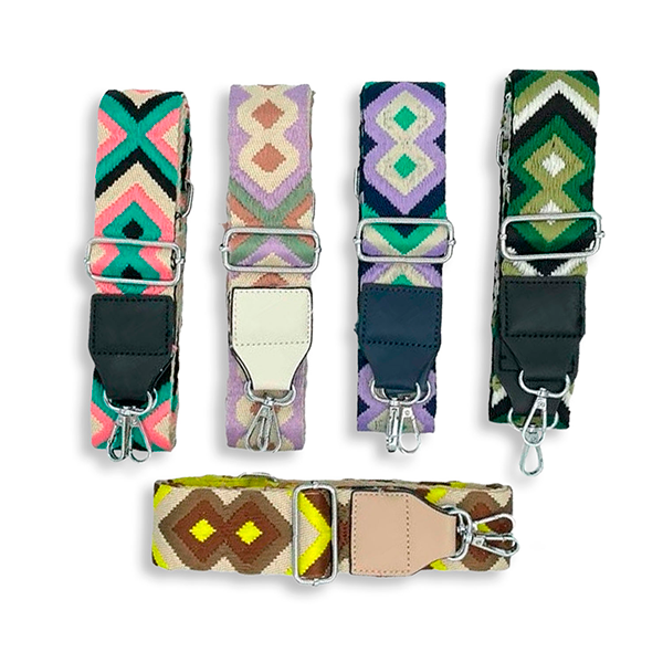 Asa para Bolso Ajustable con Estampado de Rombos