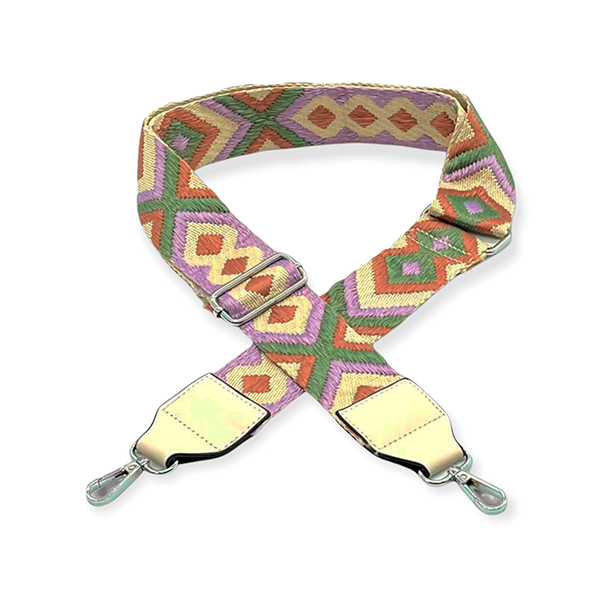 Asa para Bolso Ajustable con Estampado de Rombos