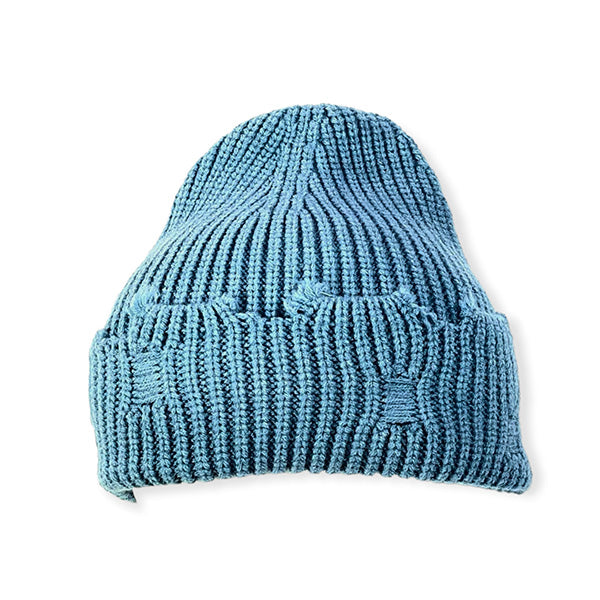 Gorro de Punto Desgastado para Invierno