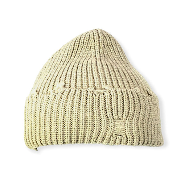 Gorro de Punto Desgastado para Invierno