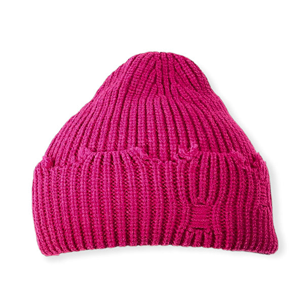 Gorro de Punto Desgastado para Invierno