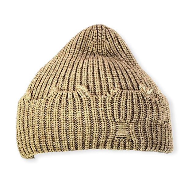 Gorro de Punto Desgastado para Invierno