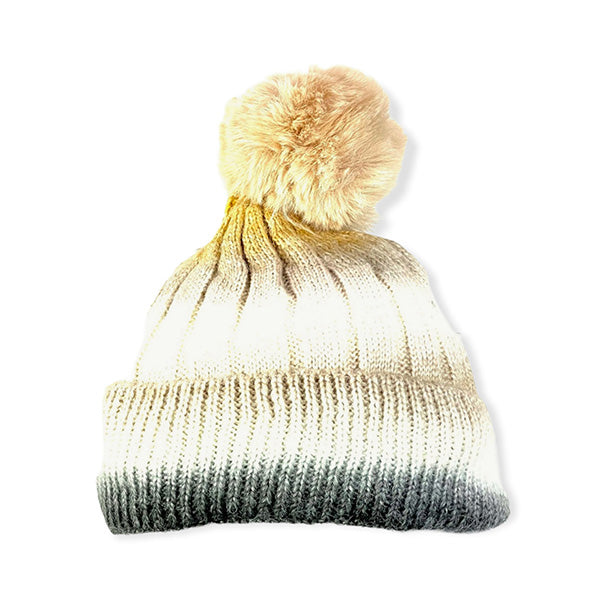Gorro Tie Dye con Pompón para Invierno