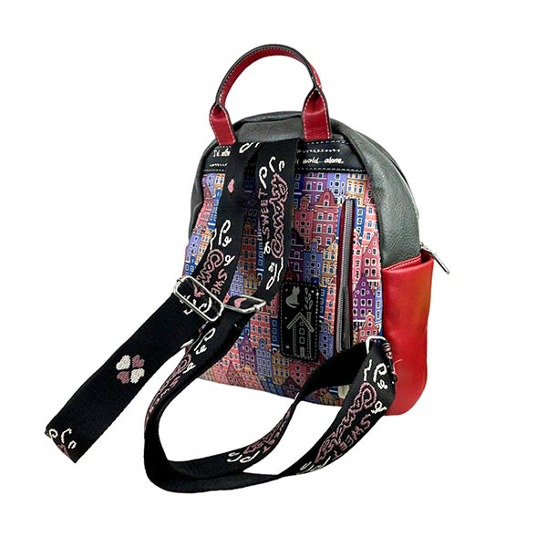 Mochila Sweet Candy Pequeña con Bolsillos Exteriores