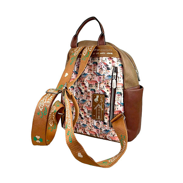 Mochila Sweet Candy Pequeña con Bolsillos Exteriores