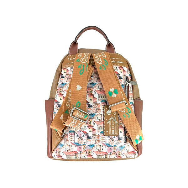 Mochila Sweet Candy Pequeña con Bolsillos Exteriores