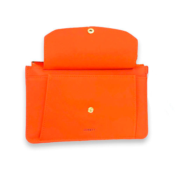 Monedero Grande con Asa para la Muñeca y Solapa