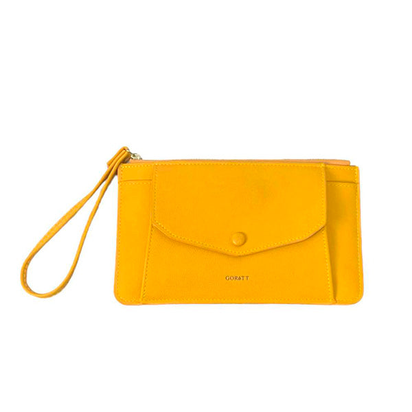 Monedero Grande con Asa para la Muñeca y Solapa