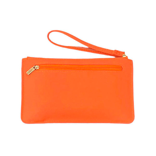 Monedero Grande con Asa para la Muñeca y Solapa