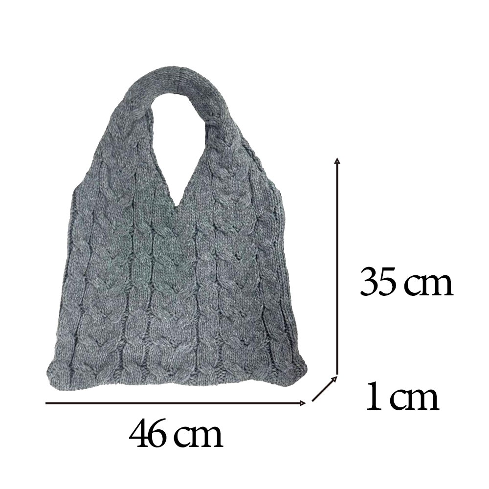 Bolso de Hombro Ganchillo Italiano para Mujer