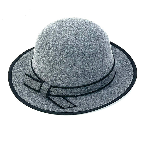 Sombrero Bombín de Lana con Lazo