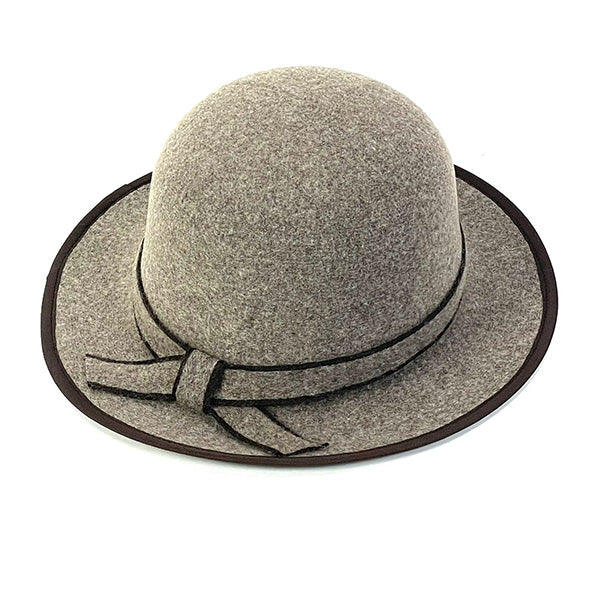 Sombrero Bombín de Lana con Lazo