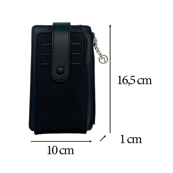 Tarjetero Grande con Monedero para Mujer